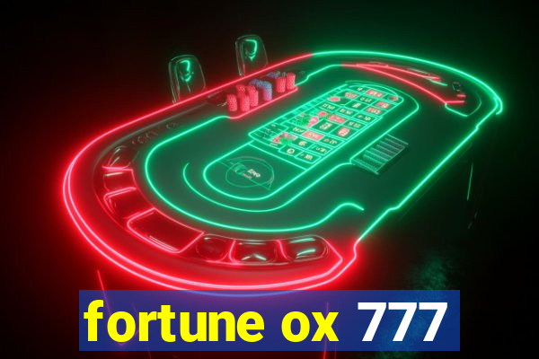 fortune ox 777